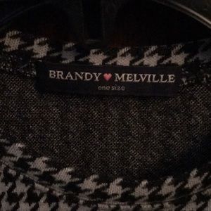 Bandy Melville houndstooth top
